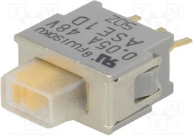 ASE1D-2M-10-Z, Переключатель: движковый, Пол: 2, SPDT, 0,05A/60ВAC, 0,05A/60ВDC