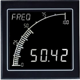 Фото 1/4 APM-M1-ANO, LCD Digital Panel Multi-Function Meter for Current, Frequency, Voltage, 68mm x 68mm