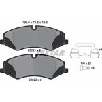 2502101, Колодки тормозные дисковые передн LAND ROVER: RANGE ROVER III (LM) 02 - ...
