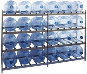 Фото 1/2 Стеллаж для бутиллированной воды KD_Бомис-24 на 24 тары
