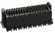 405-52032-51, Stacking Board Connector, Black, Straight, Plug, 500V, Contacts - 32