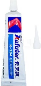 Клей-герметик силиконовый Kafuter K-704 белый 45 грамм