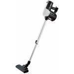 Пылесос вертикальный BBK BV2512 черный/белый, питание от сети, 100 Вт, уборка сухая, пылесборник 0.5 л