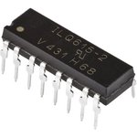 ILQ615-2, DC Input Transistor Output Quad Optocoupler, Through Hole, 16-Pin PDIP