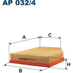 AP0324, Фильтр воздушный BMW E60/E61/E63 М54 7/03- Filtron