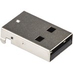 A-USB A-LP-C, Right Angle, SMT, Plug Type A USB Connector