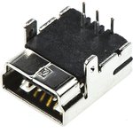 A-USB B-M5-C, CONN RCPT MINI USB B 5POS R/A