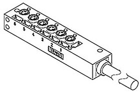 120247-0040, 120247 Series Sensor Box, 5m cable