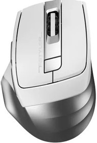 Фото 1/10 Мышь A4Tech Fstyler FB35S белый/серый оптическая (2000dpi) беспроводная BT/Radio USB для ноутбука (5but) (1929924)