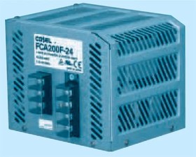 FCA200F-24, DIN Rail Power Supplies 187-528VAC 265-530DC 200W 24V 8.4A