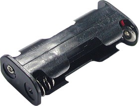 BH-322-1A, Контейнер, Выводы: провода, Размер: AA,R6, Кол-во бат: 2 ...