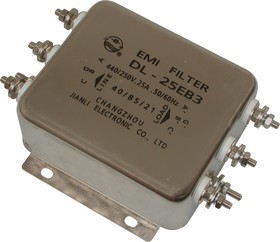 Фото 1/2 DL-25EB3, 25А, Трехфазный сетевой фильтр