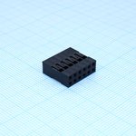 I-DS1071-SCB02X6, BLD корпус двухрядного разъема 12 pin (2х6) на кабель ...