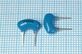Керамические резонаторы 2.44МГц с двумя выводами; №пкер 2440 \C09x5x07P2\\5000\5000/ -20~80C\ZTA2,44MG\2P