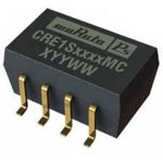CRE1S0505MC-R, Isolated DC/DC Converters - SMD 1W 5-5V SINGLE 1KV