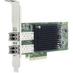 Сетевой адаптер Broadcom Emulex LPe35002-M2 Gen 7 (32GFC), 2-port, 32Gb/s, PCIe Gen4 x8, LC MMF 100m, трансиверы установлены, Upgradable to