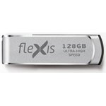 FUB30128RS-105U, USB Flash накопитель 128Gb Flexis RS-105U Silver