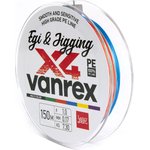 Леска плет. LJ Vanrex EGI & JIGGING х4 BRAID Multi Color 150/017 LJ4108-017