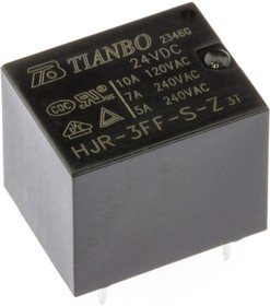 Фото 1/5 HJR-3FF-24VDC-S-Z, Реле 1 пер. 24VDC, 7A/240VAC