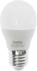 LED10-G45/845/E27, Лампа светодиодная E27 G45 10W (90W) 220V холодный Ultra CAMELION