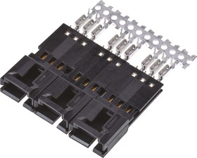 Фото 1/3 5-103946-2, 3-Way IDC Connector Plug for Cable Mount, 1-Row