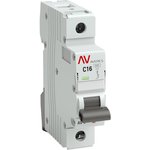 MCB6-1-16C-AV, EKF Averes Circuit Breaker AV-6 1P 16A (C) 6kA
