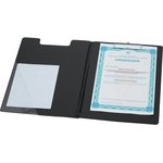 Папка-планшет 4210-10 a4 черный с верх.створкой россия, 12636