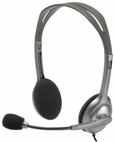 Гарнитура Logitech Stereo Headset H110 (981-000271/981-000472)