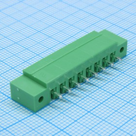 15EDGVM-3.5- 08P-14-00A(H), Разъемный клеммный блок на плату, 8 контактов. Серия 15EDGVM-3.5