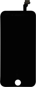 Фото 1/2 Дисплей для Apple iPhone 6 с тачскрином и рамкой крепления HQ (черный)