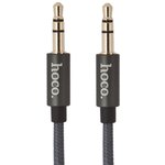 Аудиокабель HOCO UPA03 Noble Sound 3.5мм, 1м, нейлон (серый)