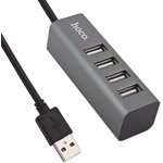 USB Хаб HOCO HB1 4хUSB (серый)