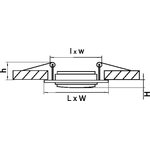 Встраиваемый светильник Lightstar Singo 011621