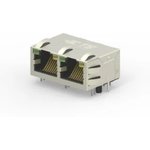 5-2301996-7, Modular Connectors / Ethernet Connectors RJ45 JACK INT.MAG ...