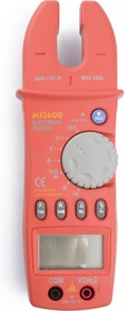 MS2600, Клещи токоизмерительные цифровые автоматические ACA(ACV/DCV, сопр.,прозвон,емкость, частота,скважност