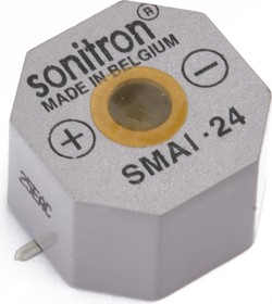 SMAI-24-P17.5, Piezo Sound Generator Intermittent 92dB 3.5kHz 24V -20 ... 70°C