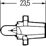 8GA 007 997-051, 8GA 007 997-051_лампа накаливания !12V 1.2W B8.7d серый ...