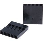 M20-1060500, M20-10 Female Connector Housing, 2.54mm Pitch, 5 Way, 1 Row