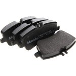 MBF010345, Колодки тормозные MERCEDES W203,209 (00-) передние (4шт.) MANDO