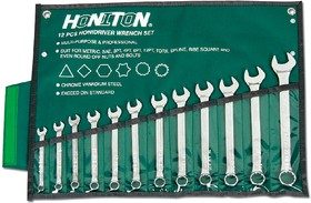 Набор комбинированных ключей Honidriver 12 предметов 1512HCWP