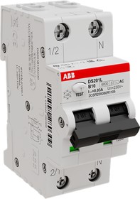Фото 1/3 Автоматический выключатель дифференциального тока DS201 B10 AC30