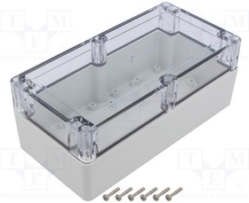 ZP200.100.75SJP TM PC, Enclosure: multipurpose; X: 100mm; Y: 200mm; Z: 75mm; ZP; light grey