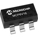 MCP6V16T-E/OT, Операционный усилитель, RRIO, 1 Усилитель, 80 кГц, 0.03 В/мкс ...
