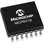 MCP6V19-E/ST, Операционный усилитель, RRIO, 4 Усилителя, 80 кГц, 0.03 В/мкс ...