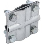 ZGC13-11-1-16-40 , Grounding clamp cruciform strip/rod- strip/rod galvanized steel
