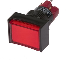 Фото 1/2 D16LMT2-1abKR, Кнопка с подсветкой 250В/5А