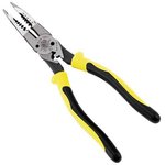 J207-8CR, Pliers & Tweezers Pliers, All-Purpose Needle Nose Pliers with Crimper, 8.5-Inch