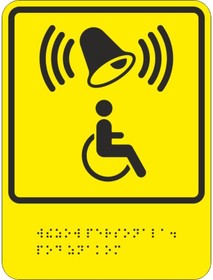 Знак безопасности ТП7 Кнопка вызова персонала для оказания ситуац помощи