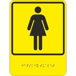 Знак безопасности ТП12 Знак обозначения женского общественного туалета