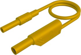 934042103, Test lead, 32A, Yellow, 1m Lead Length